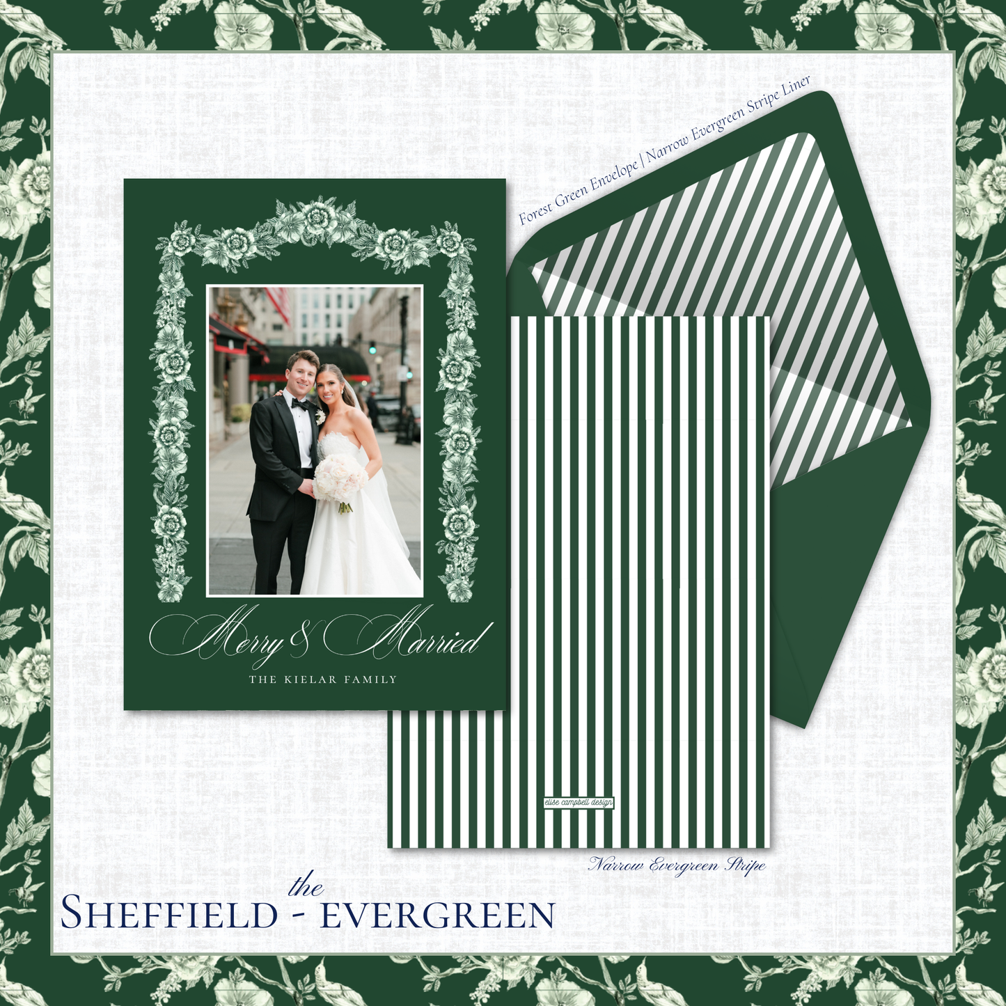 Sheffield Holiday Card | Vertical | Evergreen