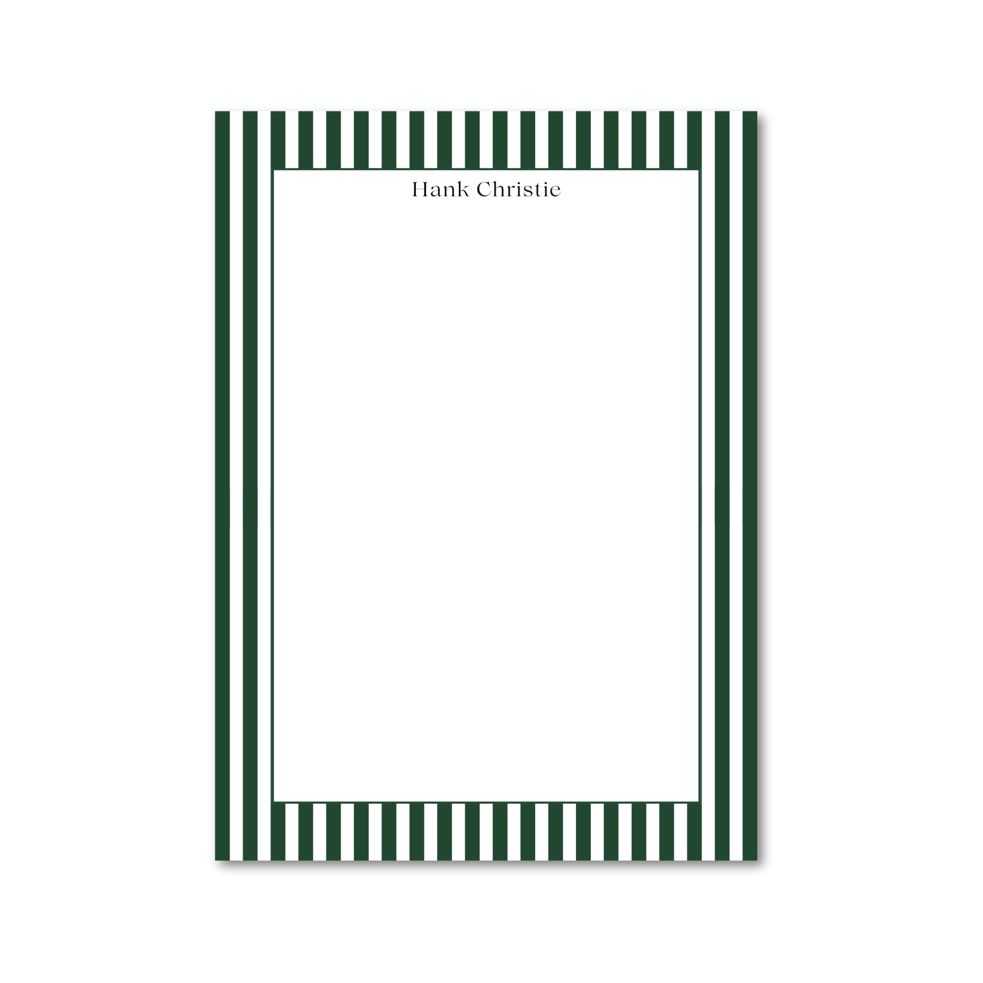 Simple Stripe | 5x7 Custom Notepads