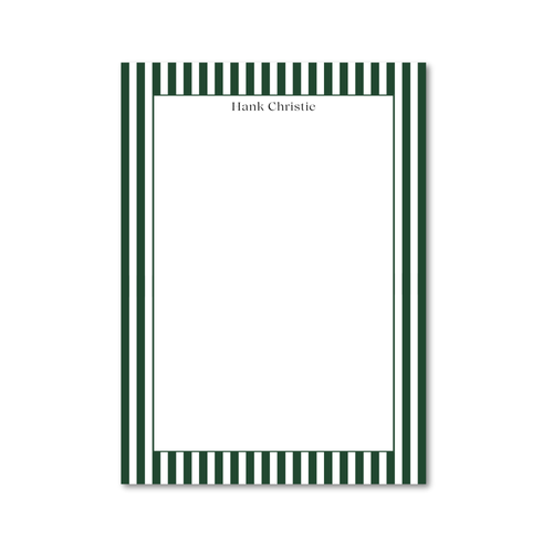 Load image 1 in gallery view. Simple Stripe | 5x7 Custom Notepads