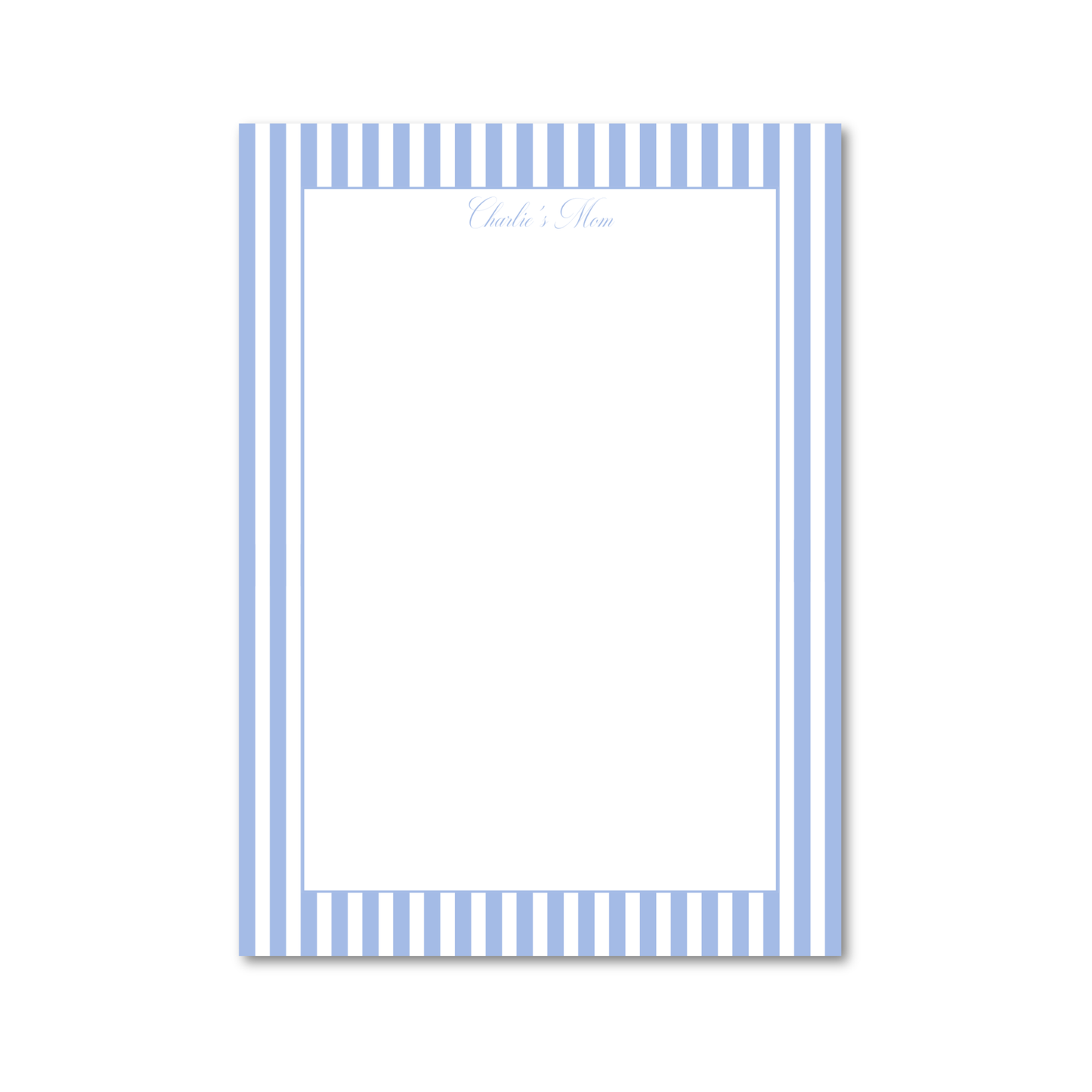 Simple Stripe | 5x7 Custom Notepads