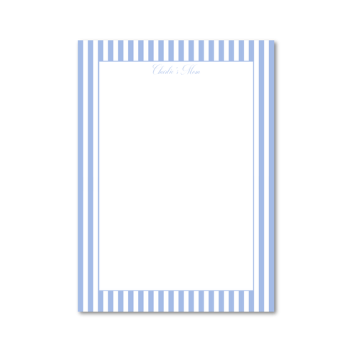 Load image 1 in gallery view. Simple Stripe | 5x7 Custom Notepads