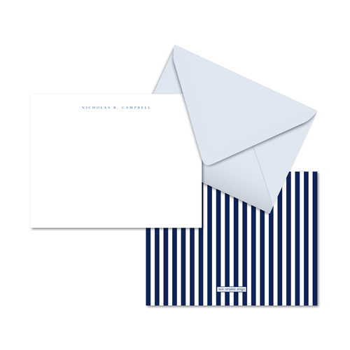 Load image 1 in gallery view. Simple Stripe Notecards
