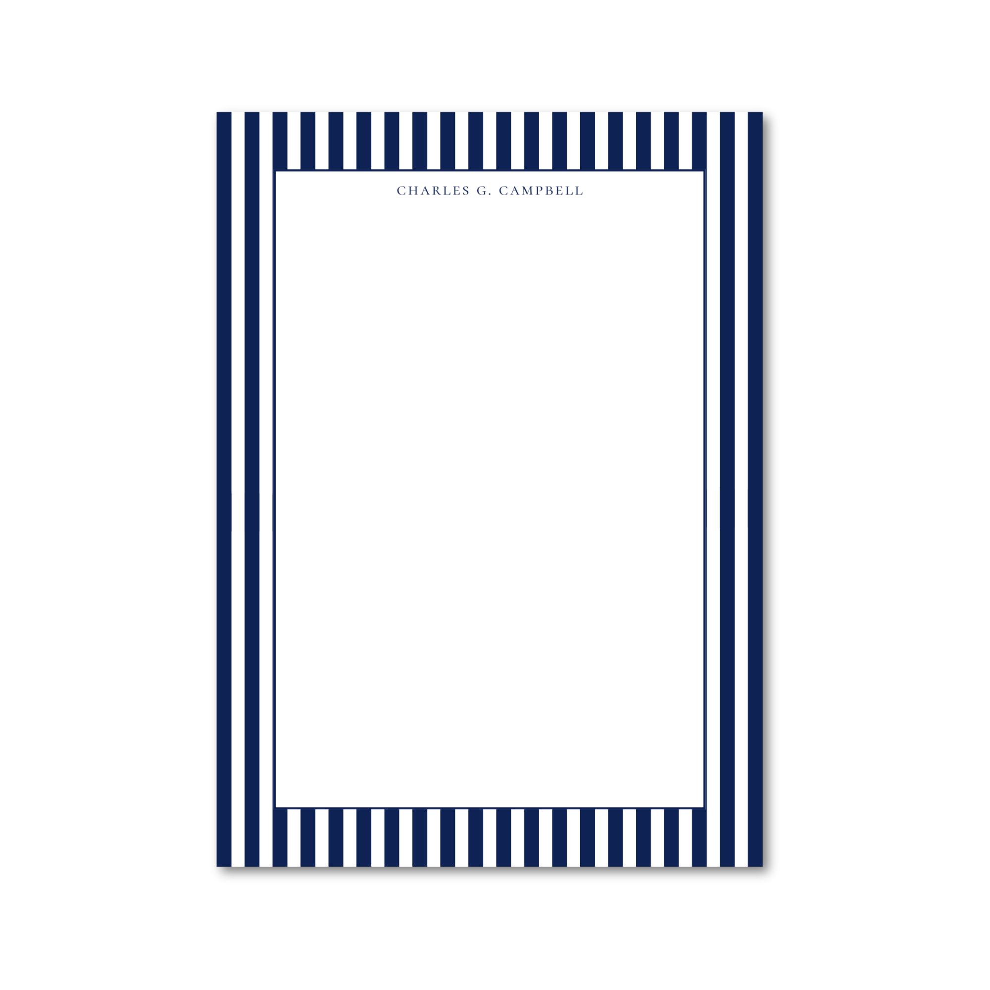 Simple Stripe | 5x7 Custom Notepads