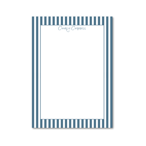 Load image 1 in gallery view. Simple Stripe | 5x7 Custom Notepads