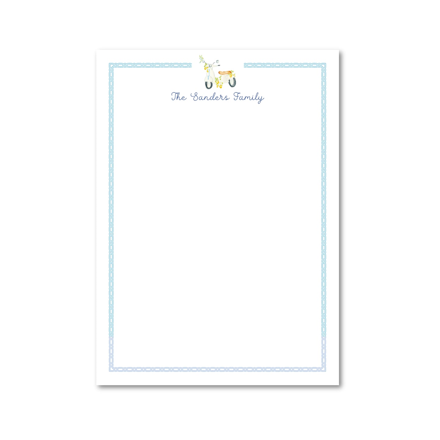 Vespa & Limoni | Custom 5x7 Notepad