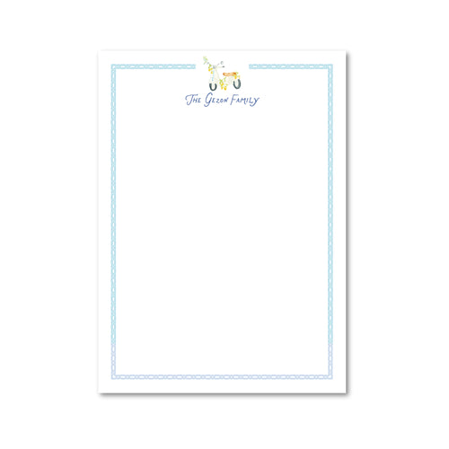 Load image 1 in gallery view. Vespa & Limoni | Custom 5x7 Notepad