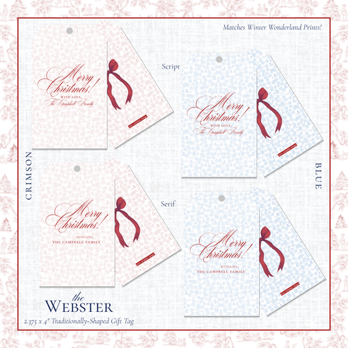 Load image 1 in gallery view. Webster Gift Tags