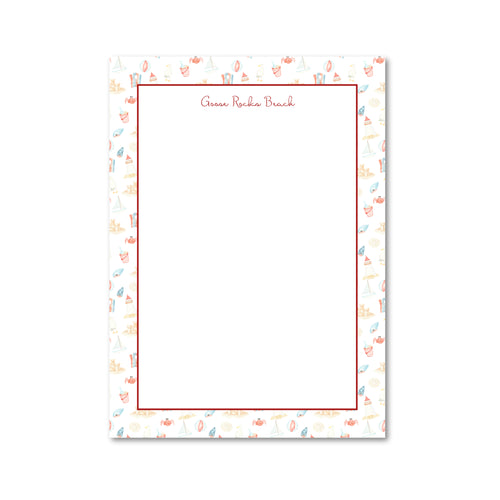 Load image 1 in gallery view. Welfleet Watercolors | Custom 5x7 Notepad