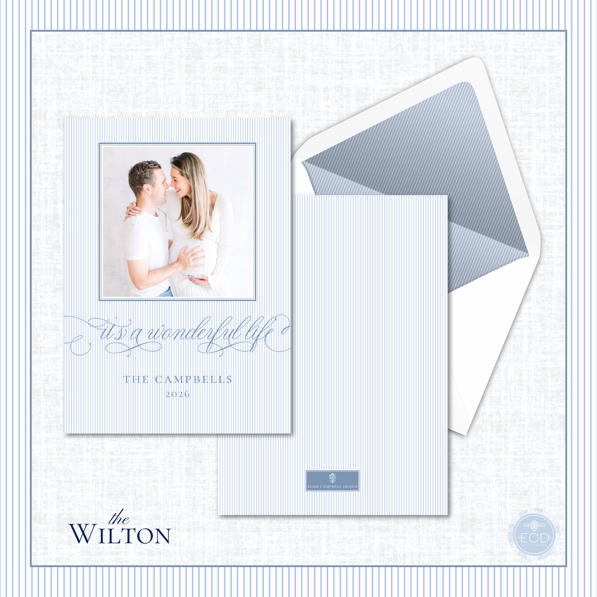 Wilton Holiday Card  | Vertical
