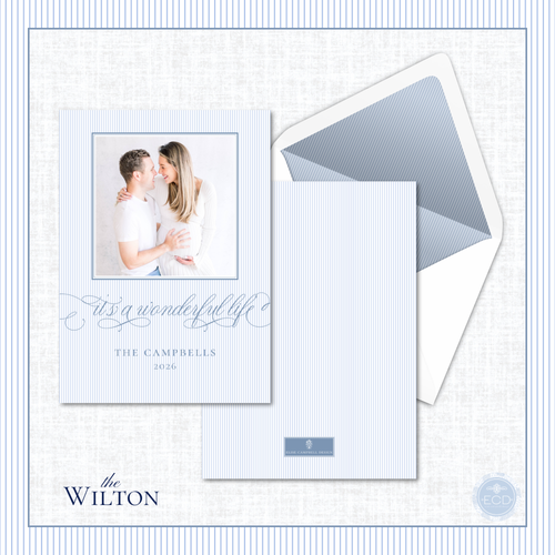 Load image 1 in gallery view. Wilton Holiday Card  | Vertical