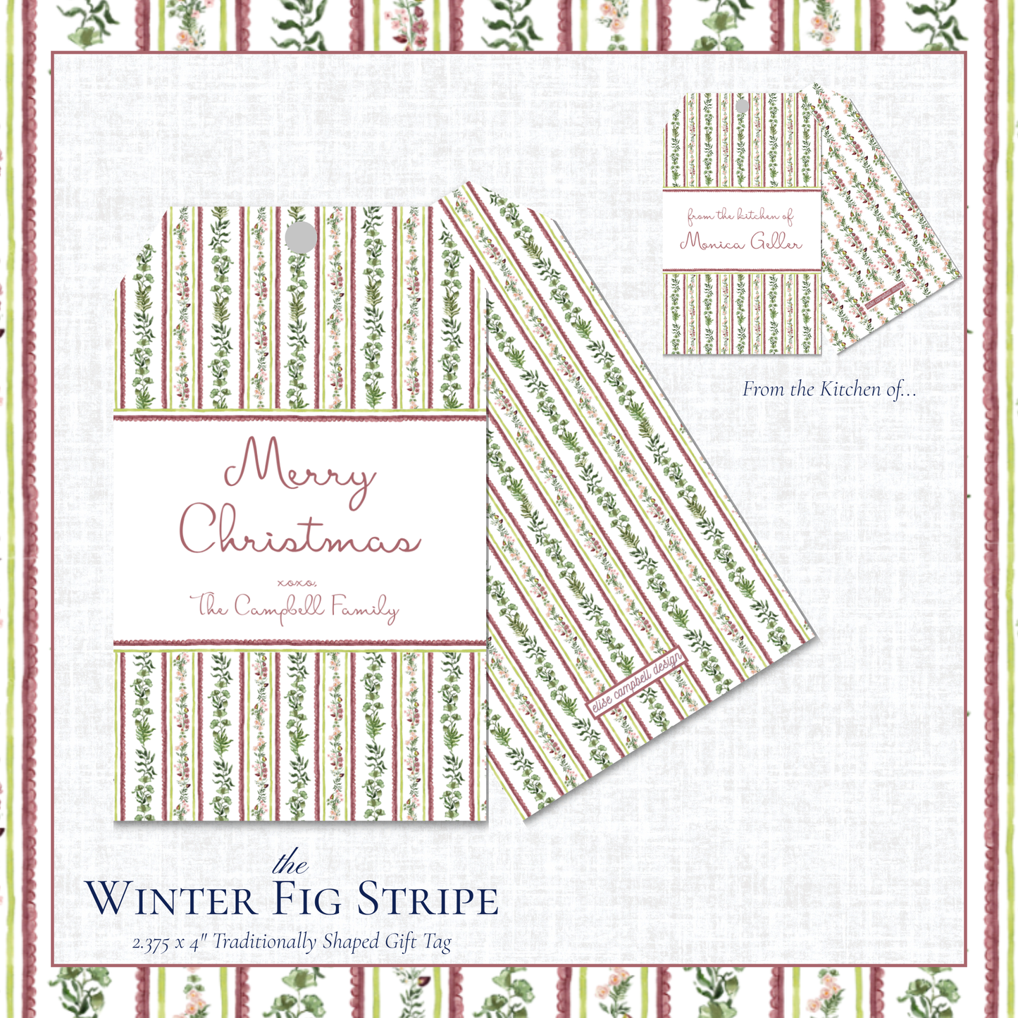 Hudson Gift Tags - Traditional