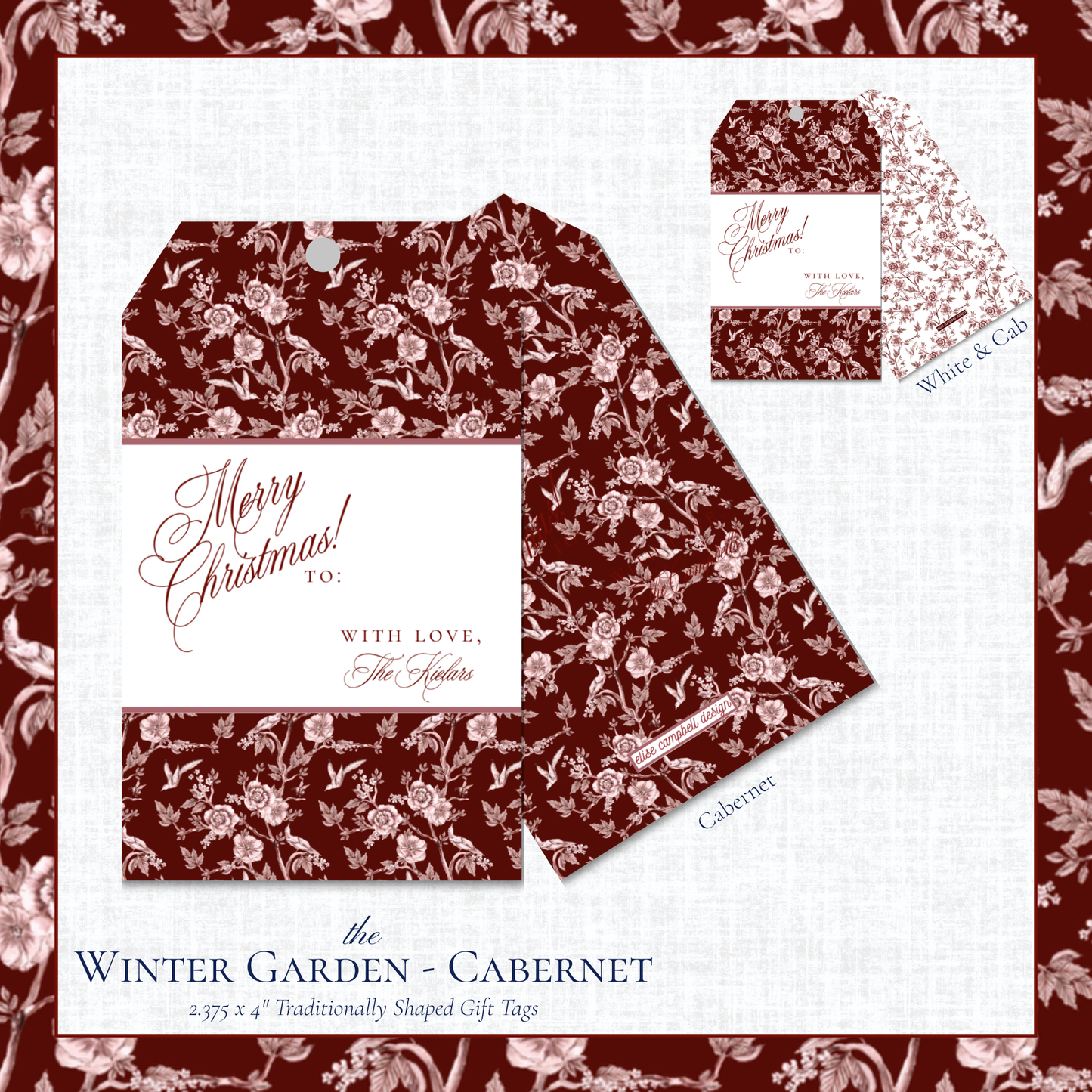 Winter Garden Gift Tags