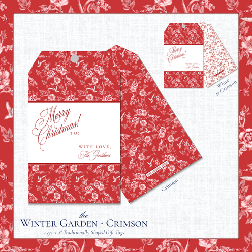 Load image 1 in gallery view. Winter Garden Gift Tags