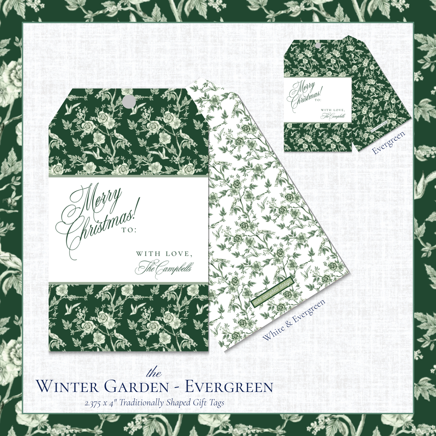 Winter Garden Gift Tags