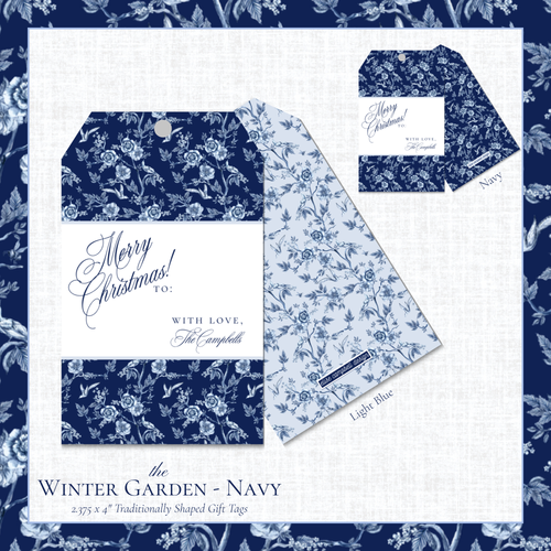 Load image 1 in gallery view. Winter Garden Gift Tags