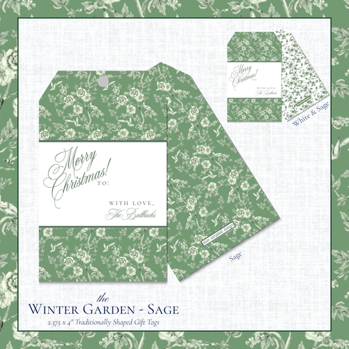 Load image 1 in gallery view. Winter Garden Gift Tags