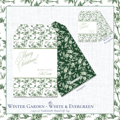 Load image 1 in gallery view. Winter Garden Gift Tags