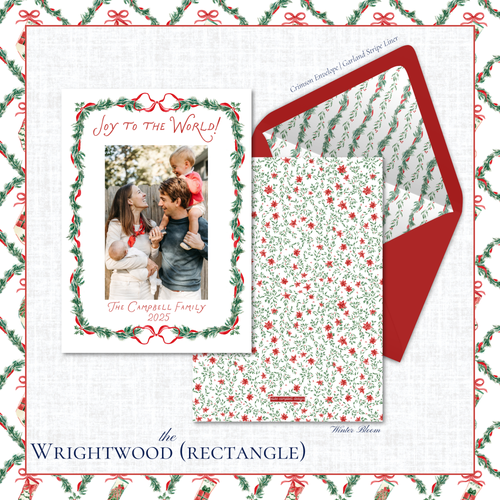 Load image 1 in gallery view. Wrightwood Holiday Card | Vertical | Rectangle
