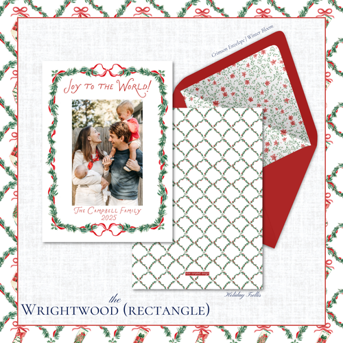 Load image 1 in gallery view. Wrightwood Holiday Card | Vertical | Rectangle
