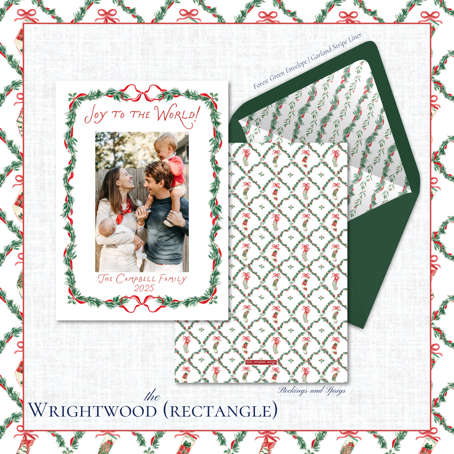 Wrightwood Holiday Card | Vertical | Rectangle