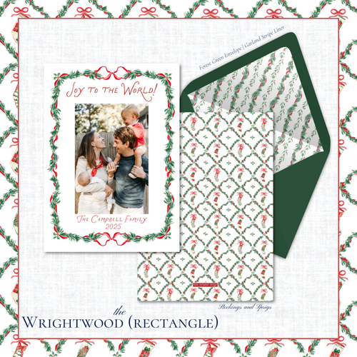 Load image 1 in gallery view. Wrightwood Holiday Card | Vertical | Rectangle