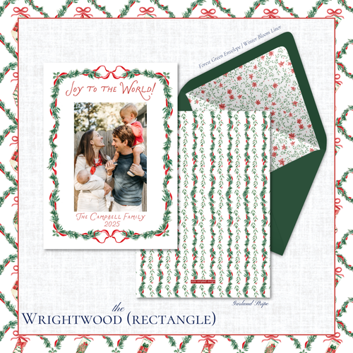 Load image 1 in gallery view. Wrightwood Holiday Card | Vertical | Rectangle
