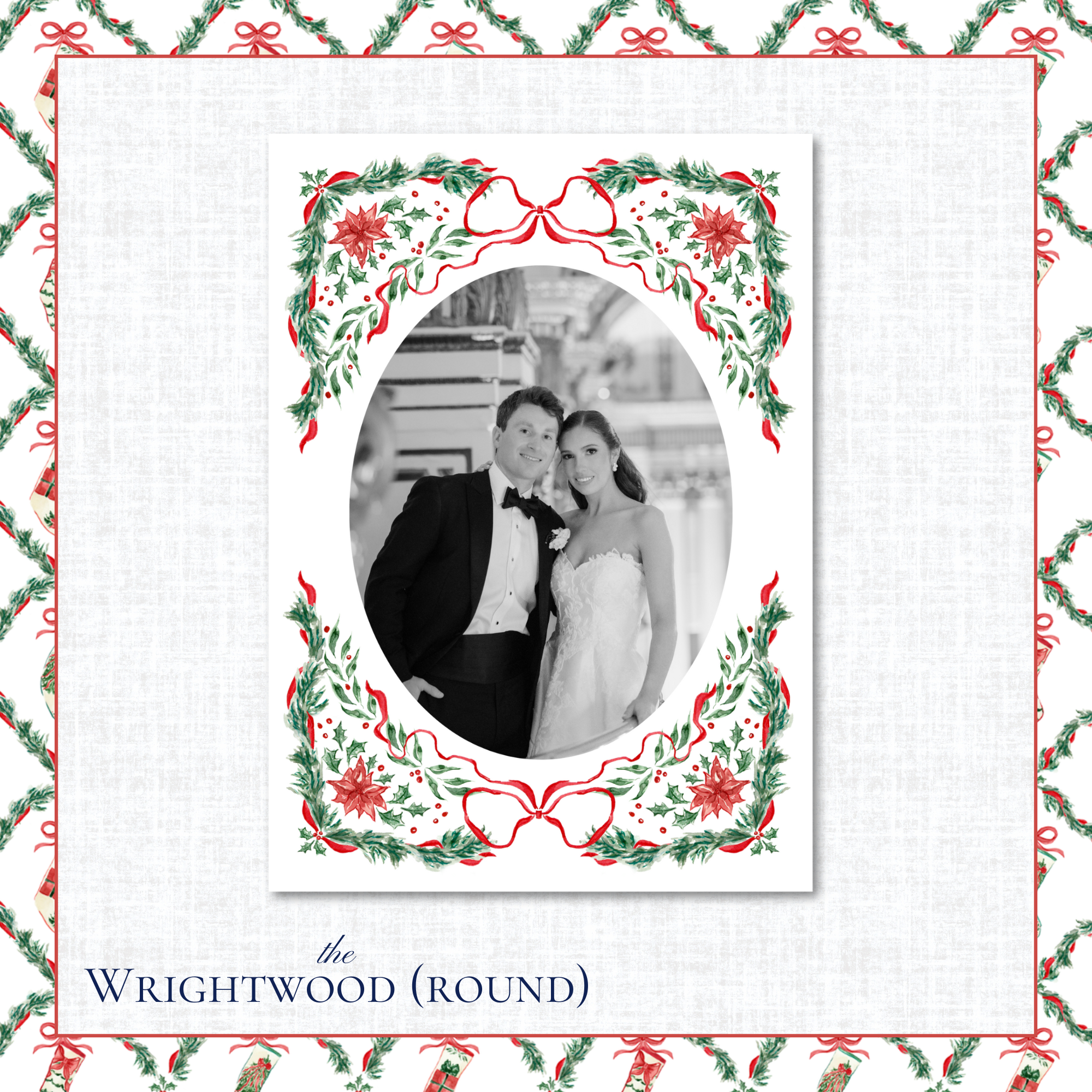 Wrightwood Holiday Card | Vertical | Round